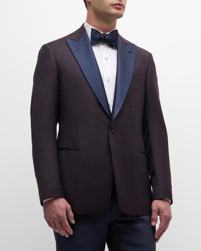 Mens Two-Tone Peak Dinner Jacket Product Image