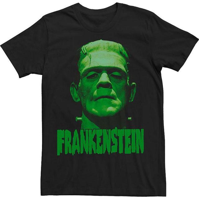 Big & Tall Universal Monsters Frankenstien Logo Poster Tee, Mens Product Image