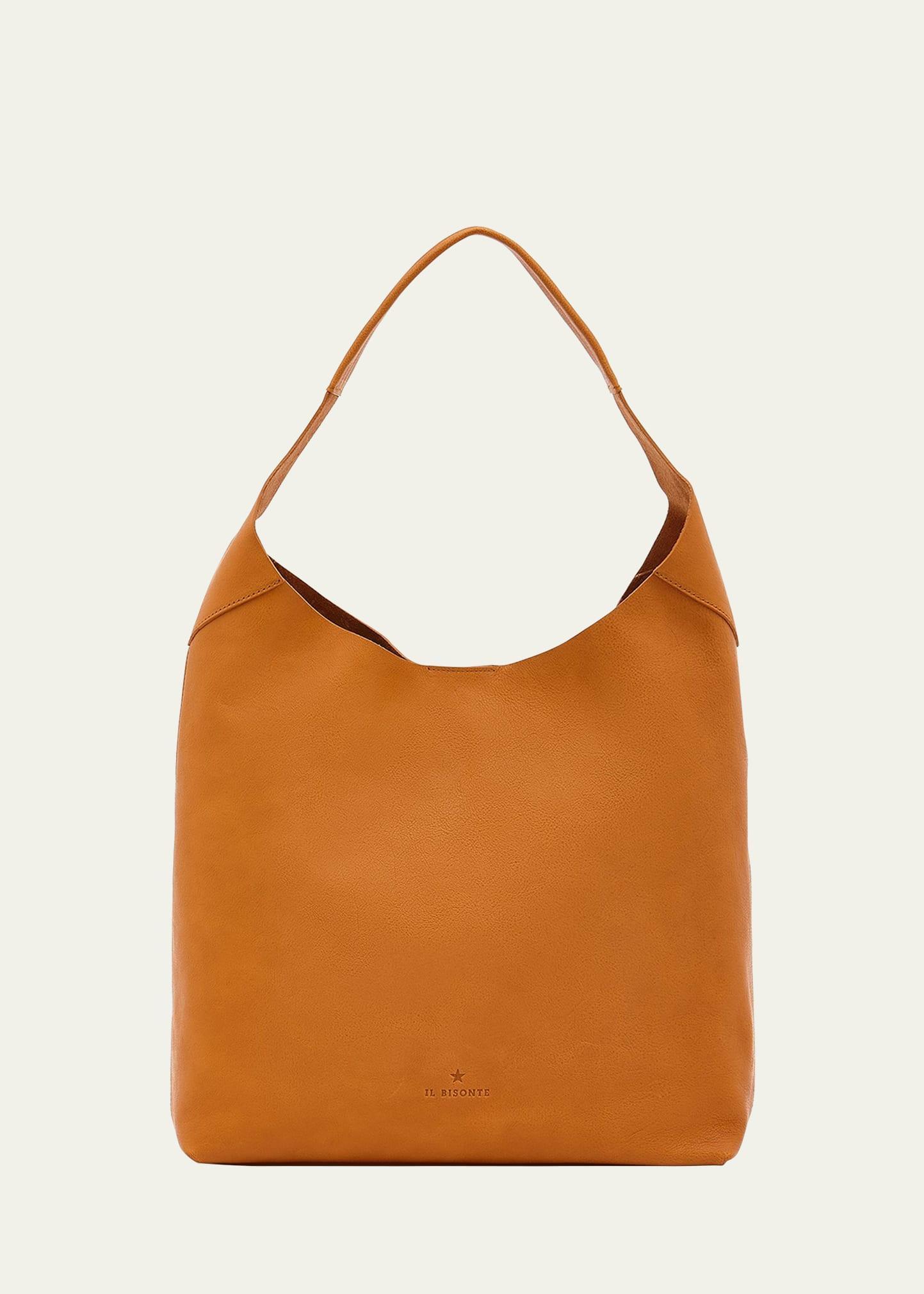 Womens Le Laudi Leather Hobo Bag Product Image