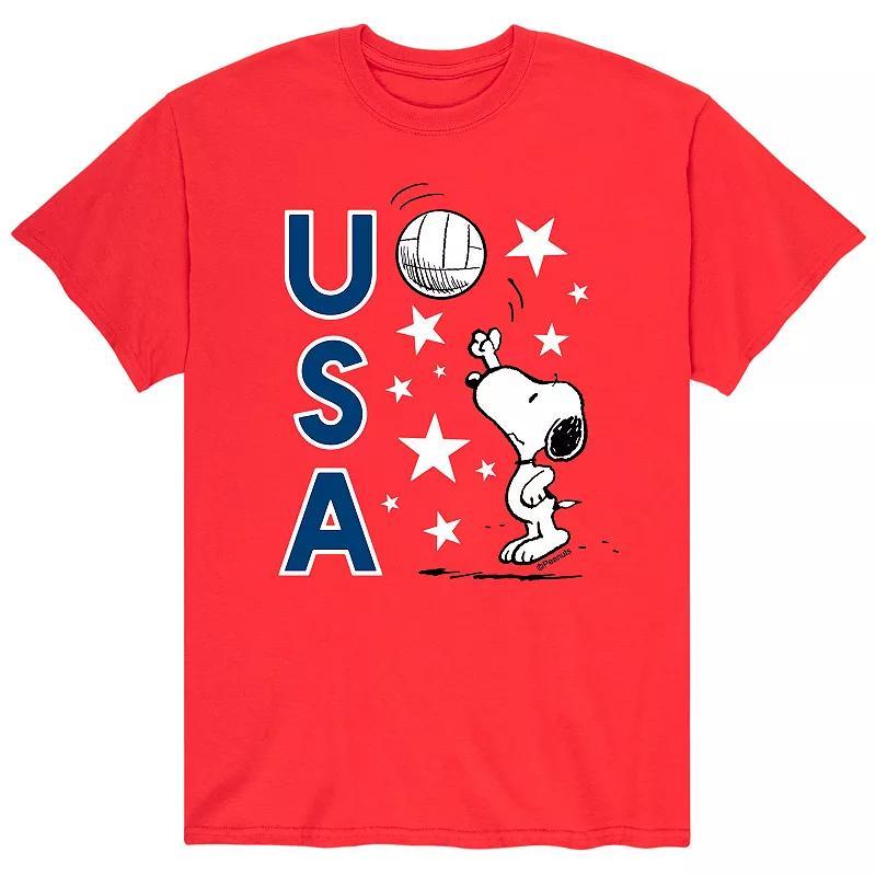 Mens Peanuts USA Volley Tee Product Image