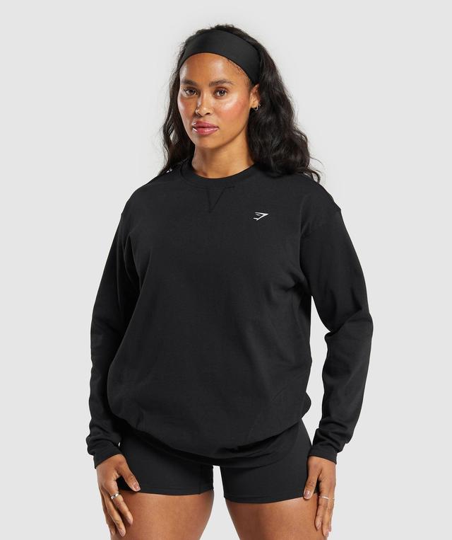 Heavyweight Cotton Long Sleeve Top Product Image