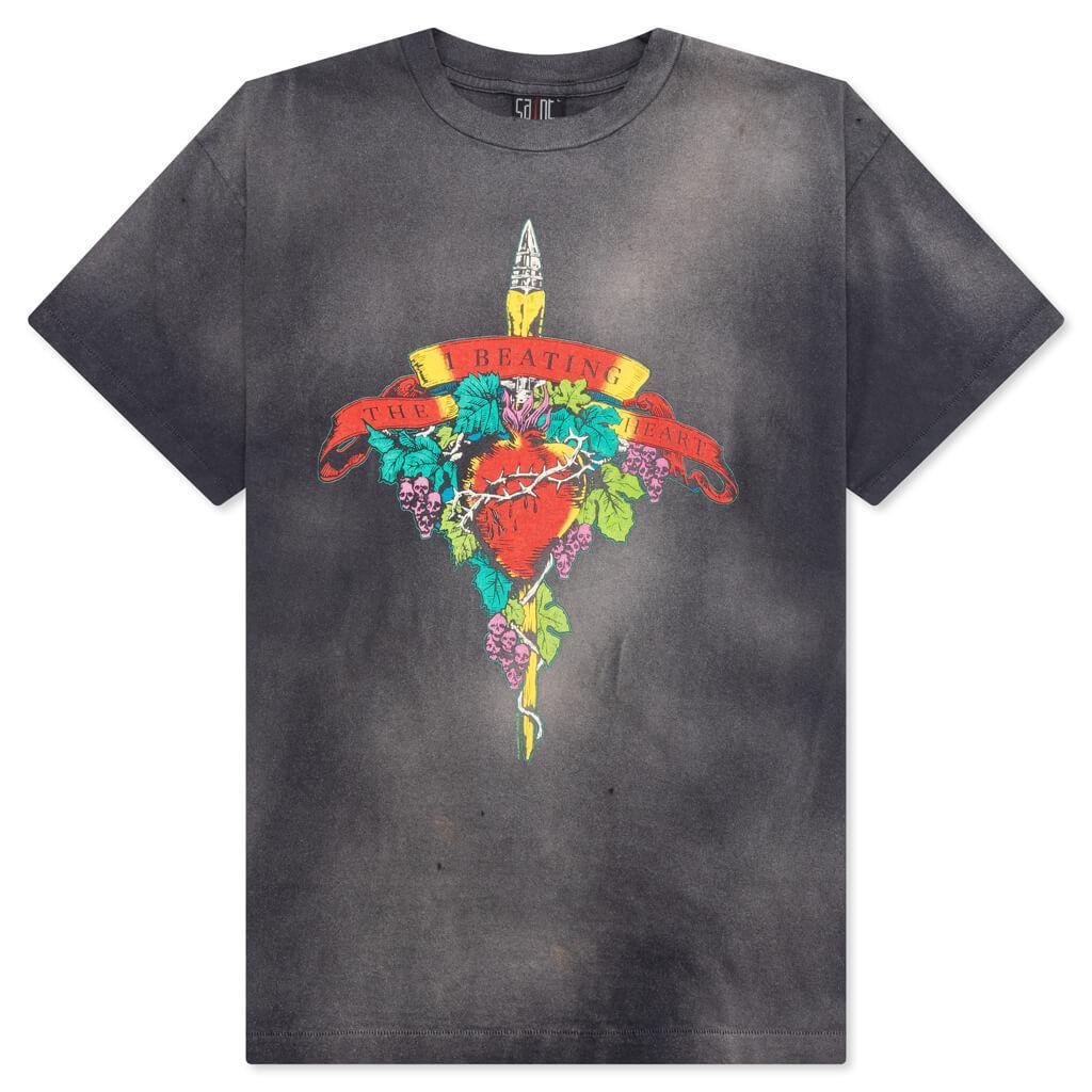 Saint Michael x Last Man Beating S/S Tee - Black Male Product Image