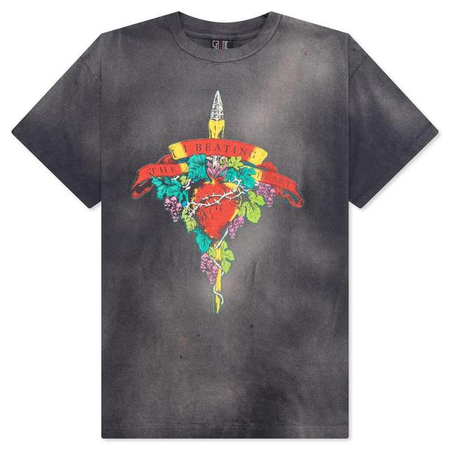 Saint Michael x Last Man Beating S/S Tee - Black Male Product Image