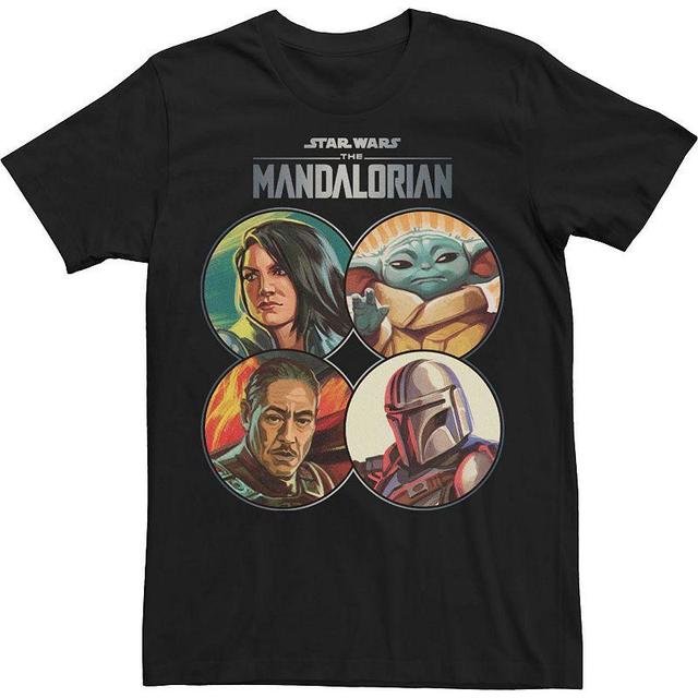 Mens Star Wars The Mandalorian Mando Coins Panel Tee Product Image