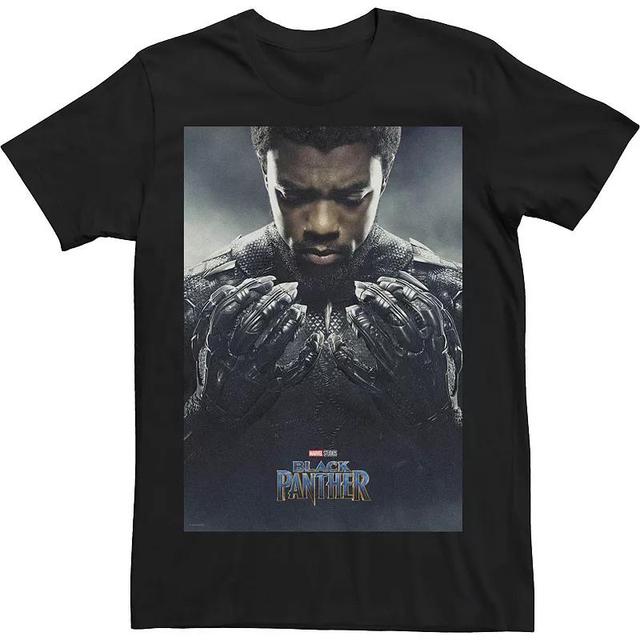 Big & Tall Marvel Panther Avengers TChalla Poster Tee, Mens Product Image