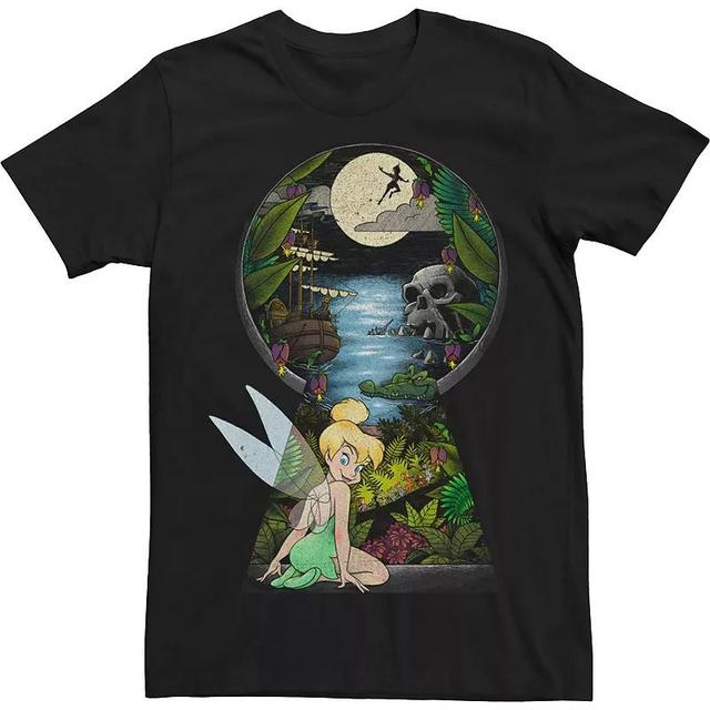 Mens Disney Tinker Bell Nature Filled Keyhole Tee Product Image