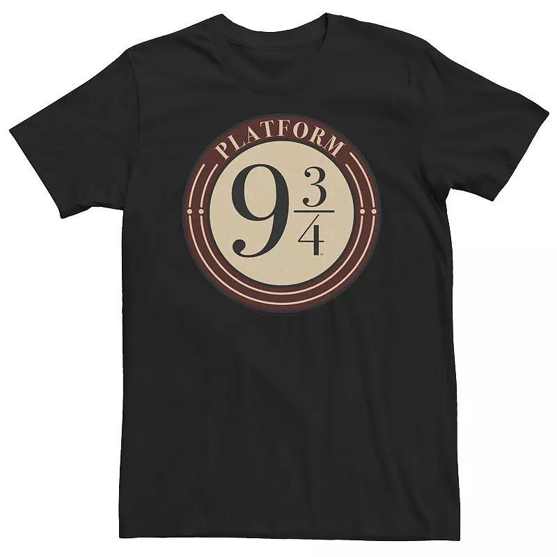 Big & Tall Harry Potter Platform 9 & 3/4 Tee, Mens Product Image