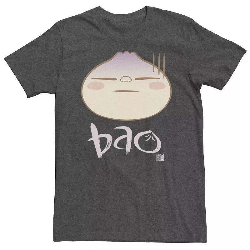 Mens Disney Pixar Bao Dumpling Face Tee Grey Heather Product Image