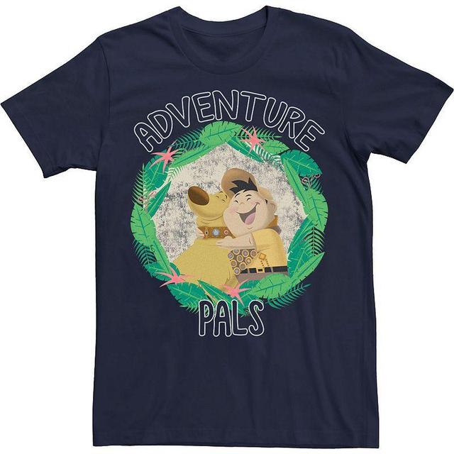 Mens Disney Pixar Up Dug & Gus Adventure Pals Tee Blue Product Image