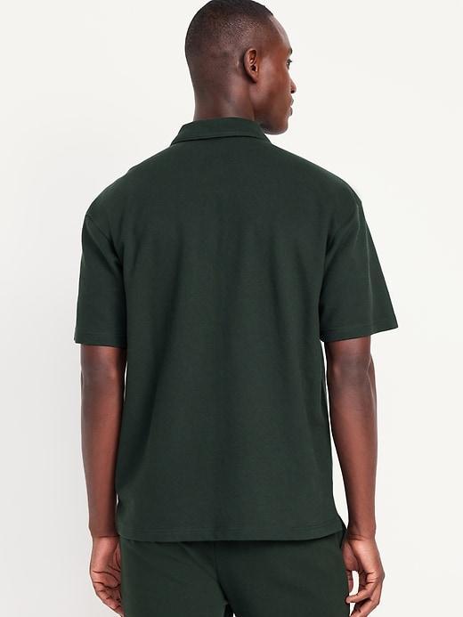 Loose Fit Heavyweight Twill Polo Product Image