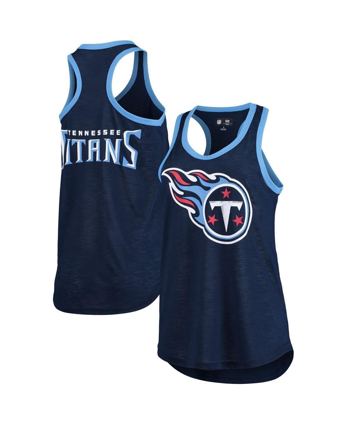 Womens G-III 4Her by Carl Banks Tennessee Titans Tater Tank Top Blue Product Image