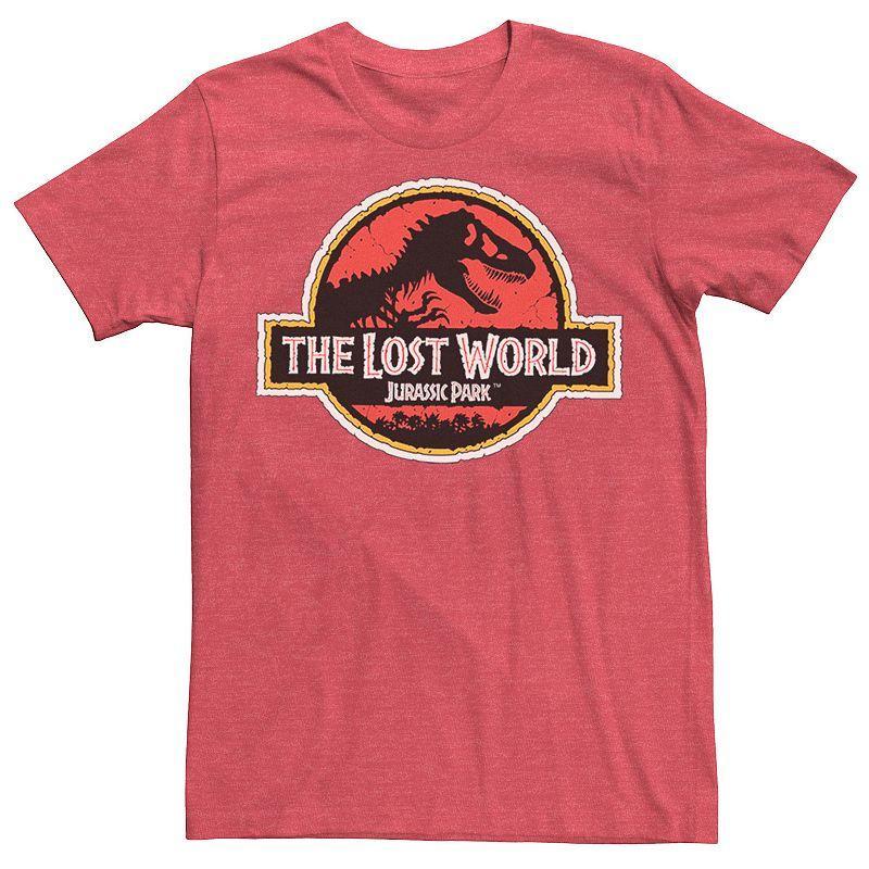 Mens Jurassic Park The Lost World Movie Logo Tee Grey Product Image