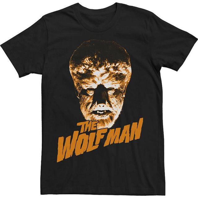 Big & Tall Universal Monsters Wolfman Logo Poster Tee, Mens Product Image