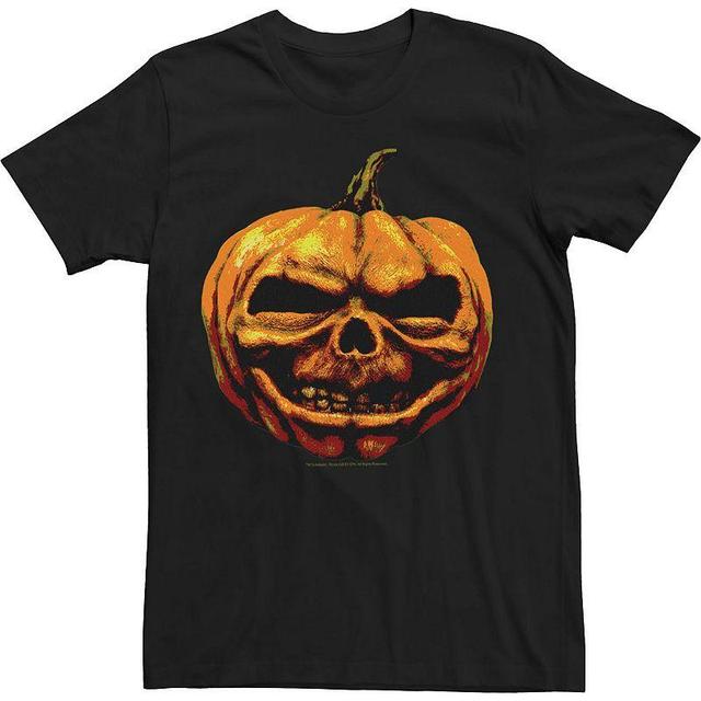 Mens Goosebumps Pumpkin Head Large Face Portrait Tee Product Image