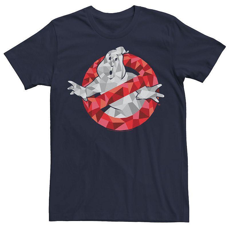 Mens Ghostbusters Poly Busters Graphic Tee Blue Product Image