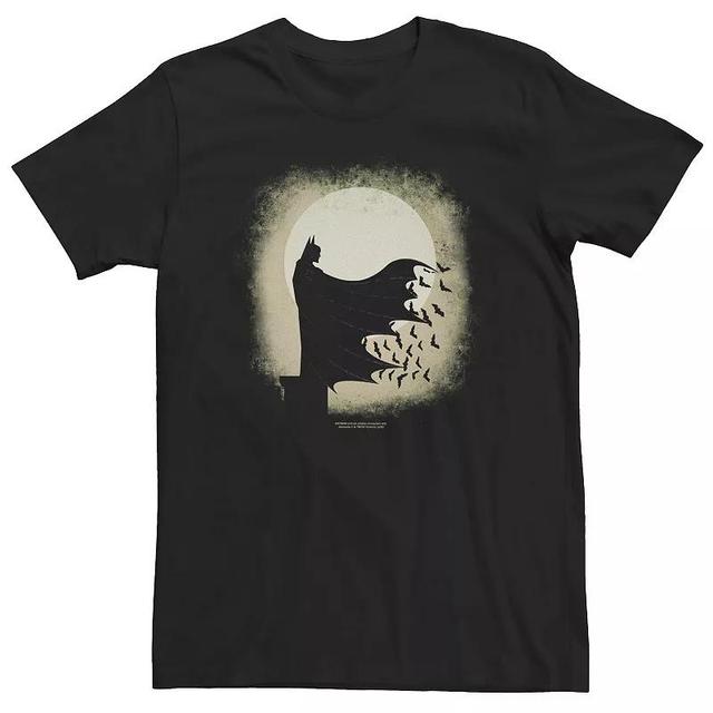 Big & Tall DC FanDome Batman Moonlight Silhouette Profile Tee, Mens Product Image