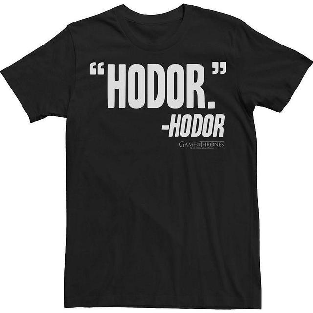 Mens Game Of Thrones Hodor Quote Tee Product Image