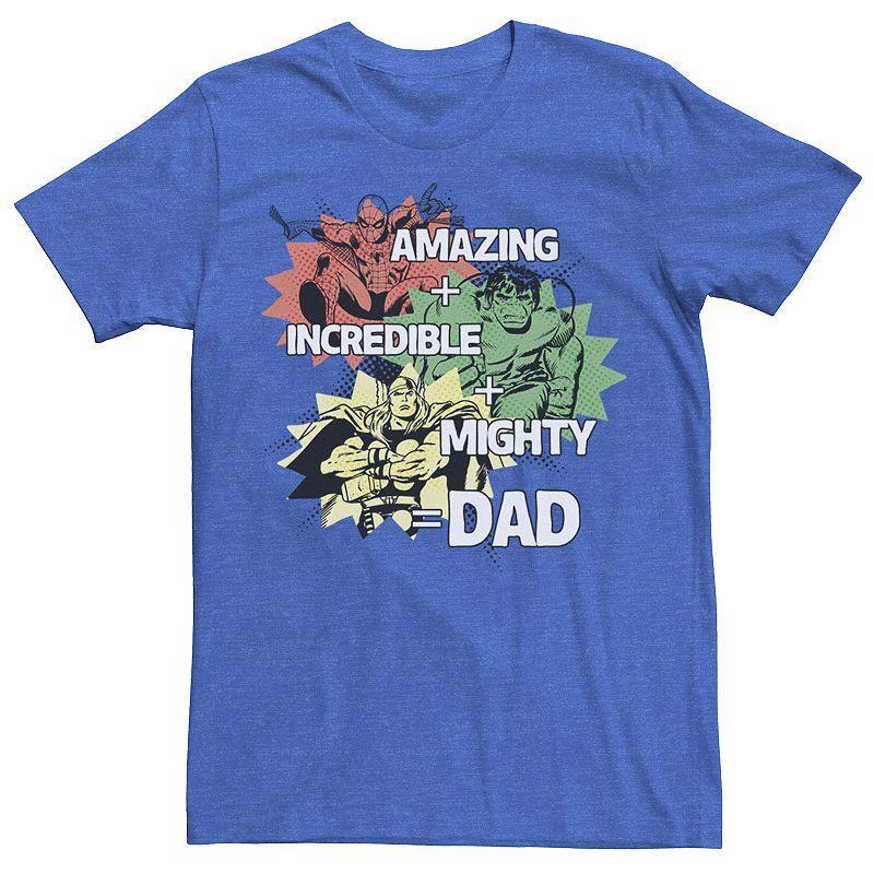 Mens Marvel Avengers Fathers Day Dad Qualities Tee Product Image