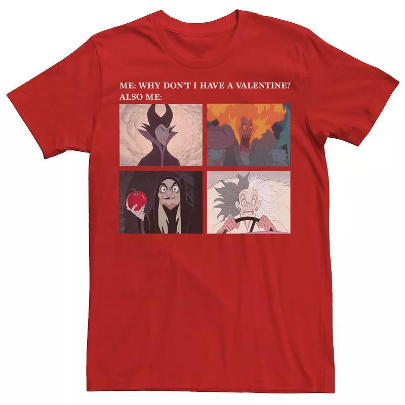 Mens Disney Villains Valentines Why Dont I Have A Valentine Meme Tee Product Image