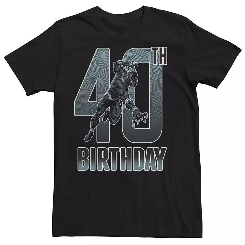 Mens Marvel Panther 40th Birthday Tee Product Image