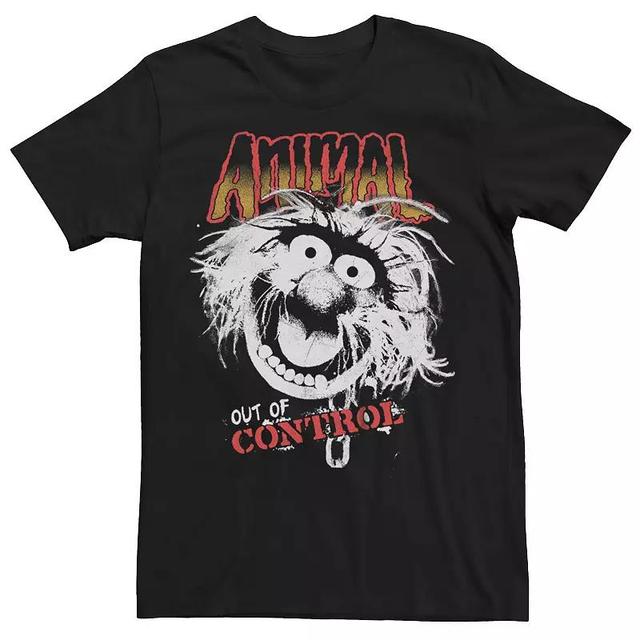 Disneys The Muppets Animal Mens Out Of Control Poster Graphic Tee Product Image