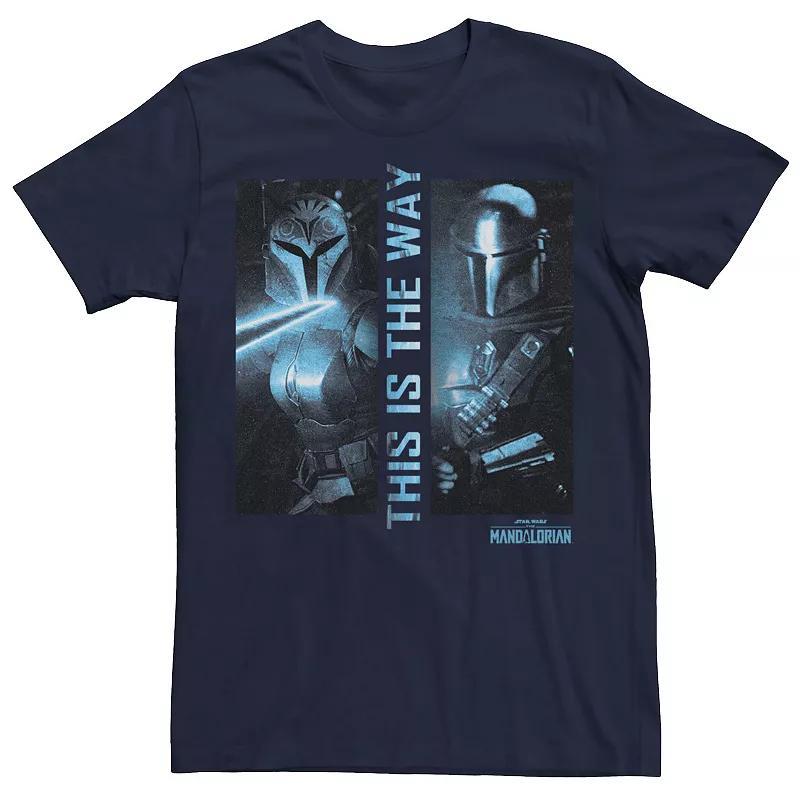 Mens Star Wars The Mandalorian This Is The Way Graphic Tee Blue Product Image