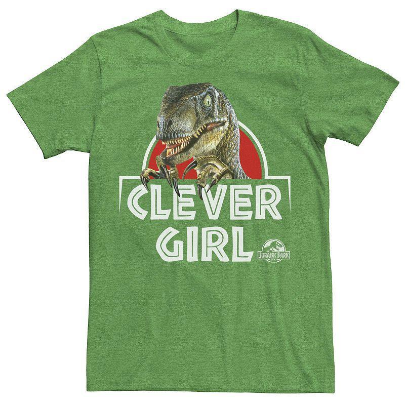 Mens Jurassic Park Velociraptor Real Clever Tee Product Image