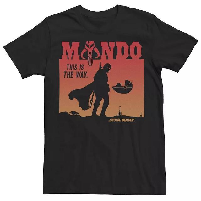 Mens Star Wars: The Mandalorian This Is The Way High Noon Tee Product Image