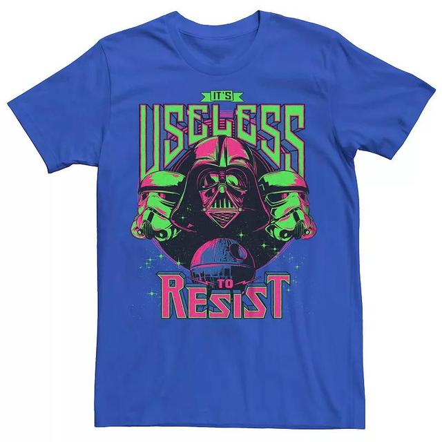 Mens Star Wars Darth Vader Useless To Resist Poster Graphic Tee Product Image