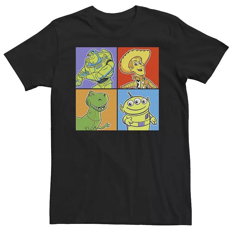 Big & Tall Disney / Pixar Toy Story Group Portrait Panels Tee, Mens Product Image