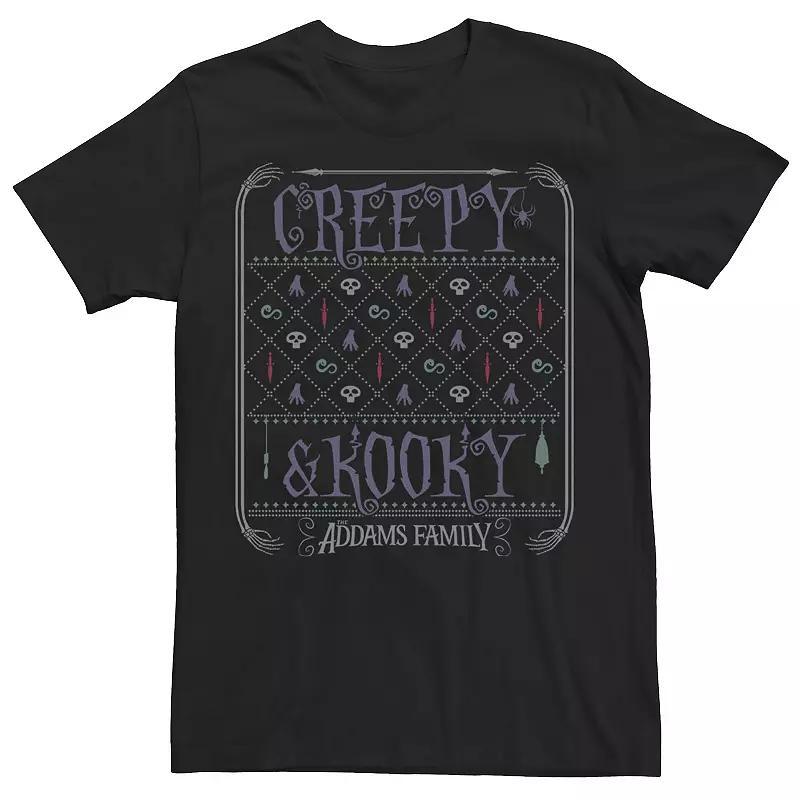 Mens The Addams Family Christmas Creepy And Kooky Tee Product Image