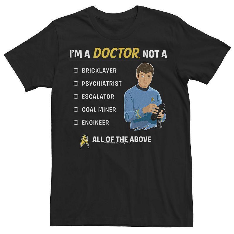 Mens Star Trek Original Series McCoy Im A Doctor Tee Product Image