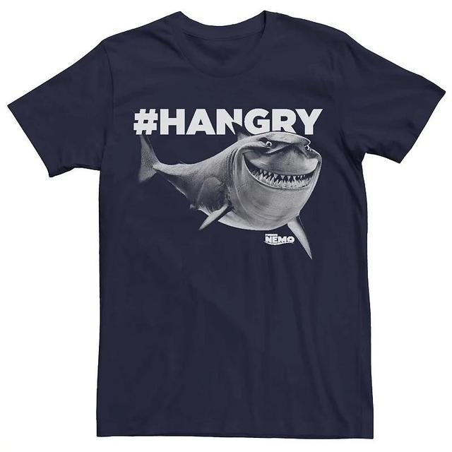 Mens Disney Pixar Finding Nemo Hangry Bruce Graphic Tee Navy Grey Product Image