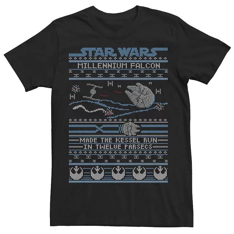 Mens Star Wars Falcon Sweater Graphic Tee Product Image