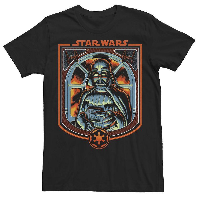 Mens Star Wars Darth Vader Glowing Portrait Graphic Tee Product Image