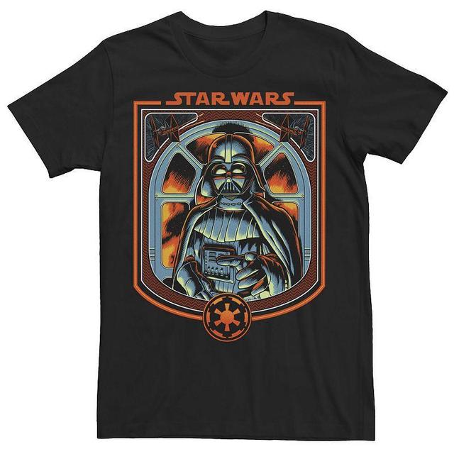 Mens Star Wars Darth Vader Glowing Portrait Graphic Tee Product Image