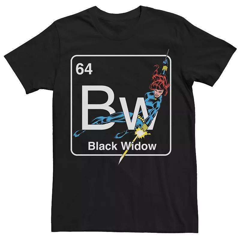 Mens Marvel Avengers Black Widow Element Tee Red Product Image