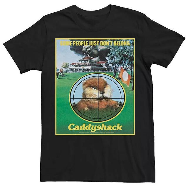 Mens Caddyshack Some People Just Dont Belong Poster Tee Product Image