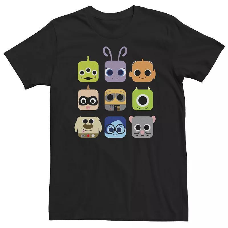 Big & Tall Disney / Pixar Character Icon Grid Tee, Mens Product Image