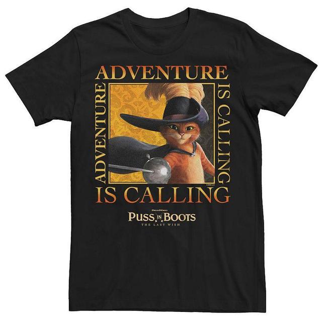 Mens Puss In Boots Adventure Calling Tee Product Image