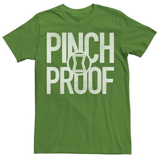 Mens Marvel Black Widow Pinch Proof St. Patricks Day Text Tee Product Image