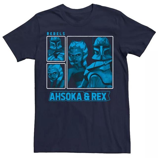 Mens Star Wars Rebels Characters Tee Blue Product Image