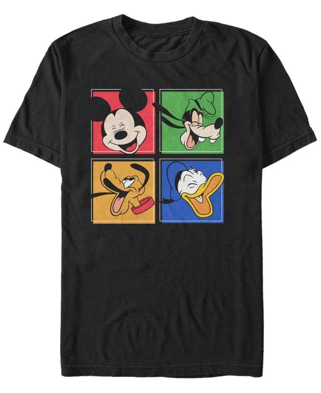 Disneys Mickey and Friends Mens Laughing Panels Tee Product Image