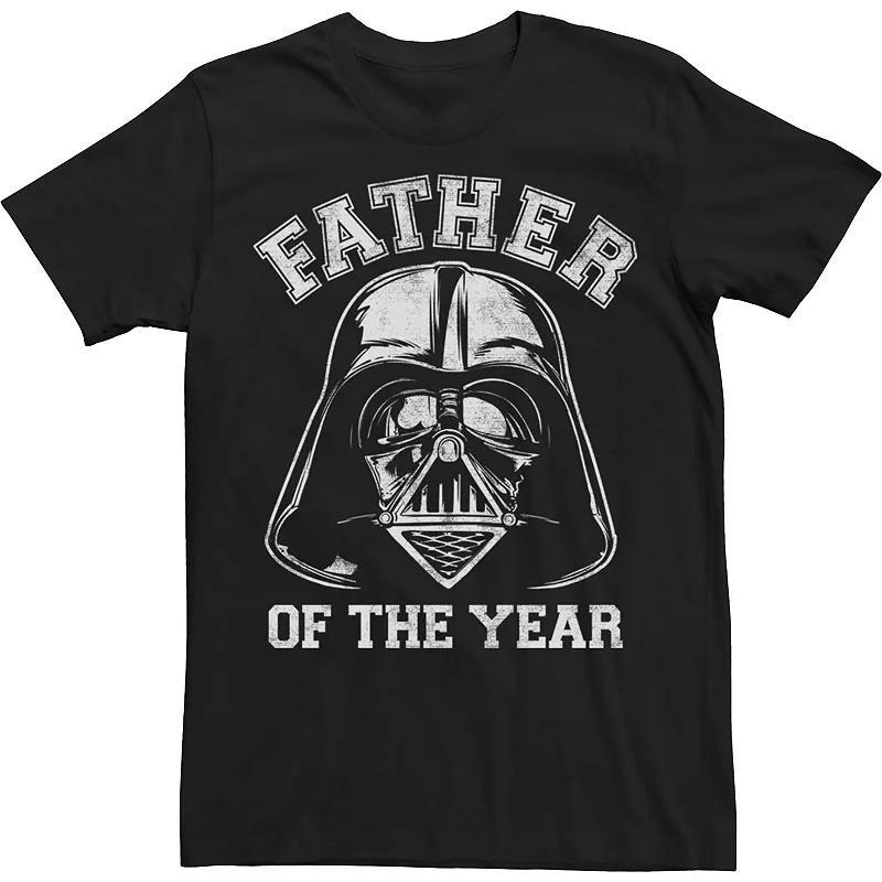 Big & Tall Star Wars Vader Father Of The Year Helmet Tee, Mens Product Image