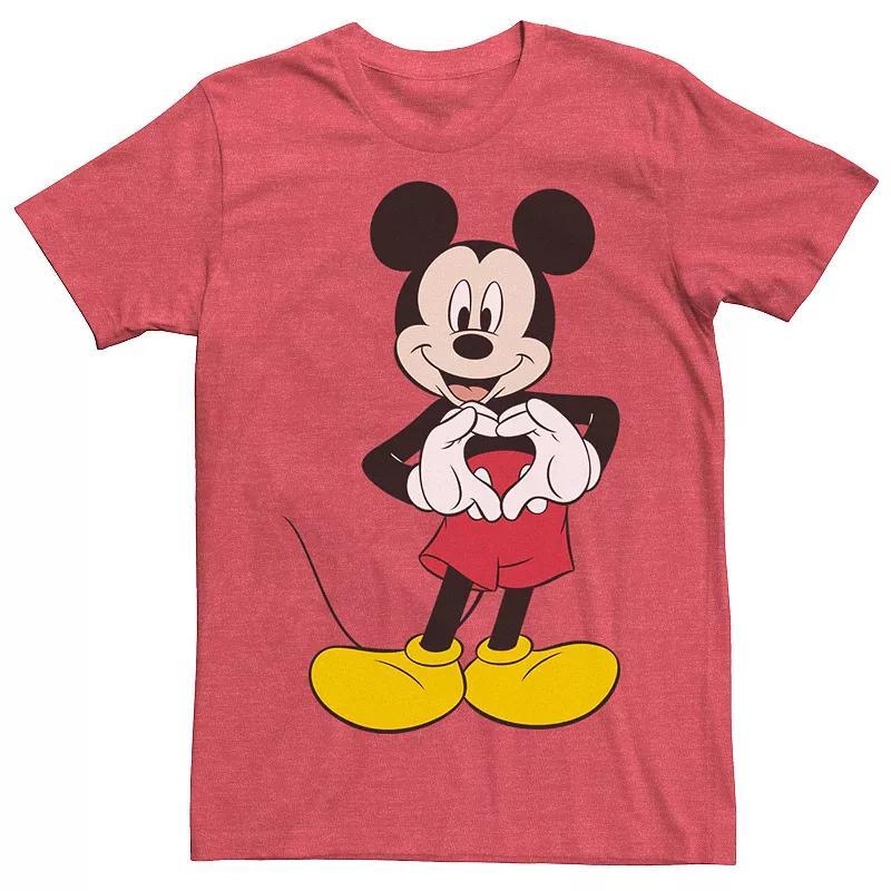 Mens Disney Mickey Mouse Heart Hands Pose Tee Product Image