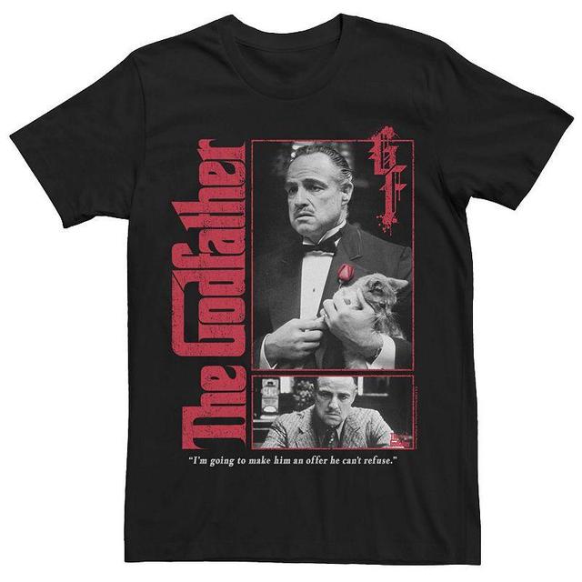 Mens The Godfather With Kitty Tee Black Product Image