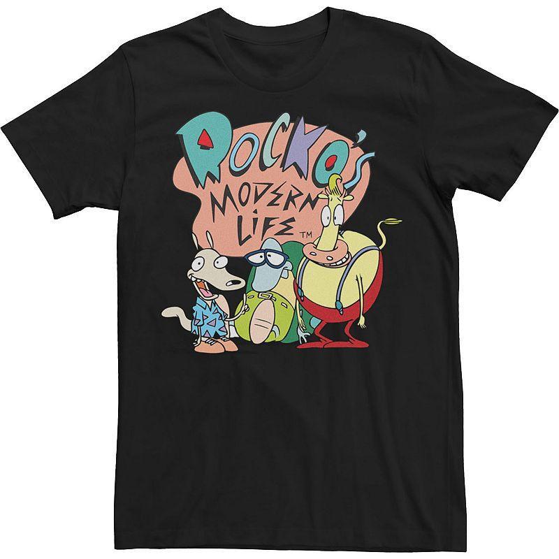 Big & Tall Rockos Modern Life Group Shot Logo Tee, Mens Product Image