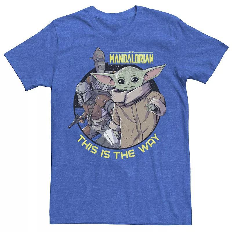 Mens Star Wars: The Mandalorian Child Group Shot This Is The Way Tee Product Image