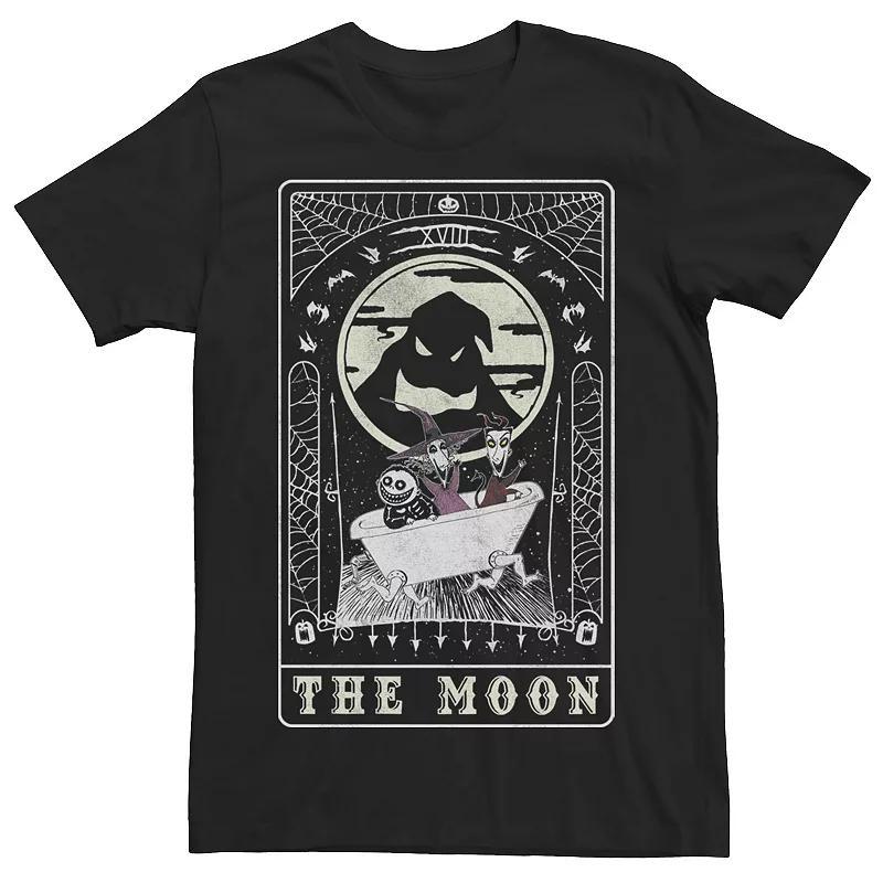 Mens Disney The Nightmare Before Christmas The Moon Card Tee Black Product Image