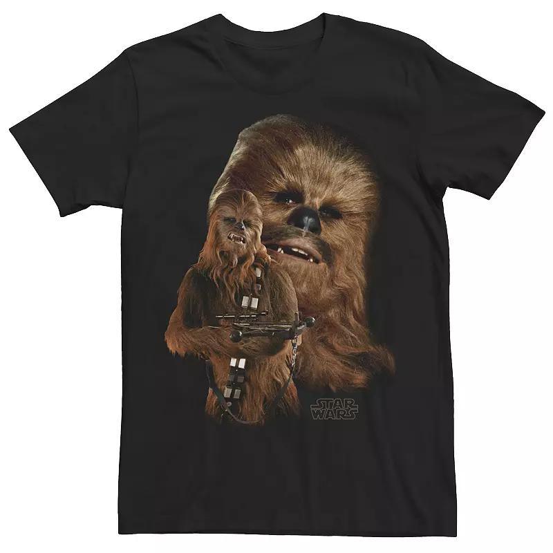 Mens Star Wars Chewbacca Collage Logo Tee Product Image